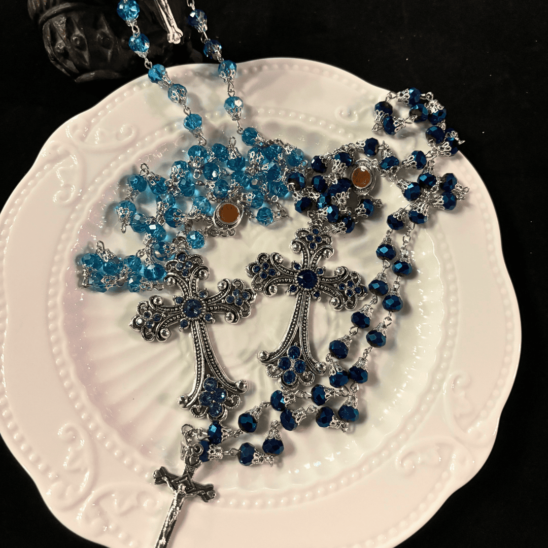 Ocean Tears Cross Necklace