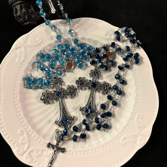 Ocean Tears Cross Necklace