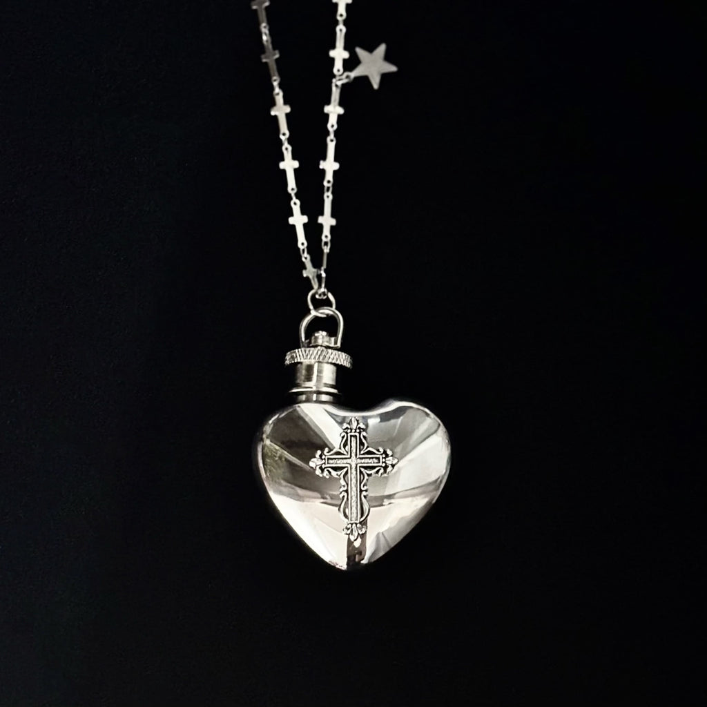 Heart Flask Necklace