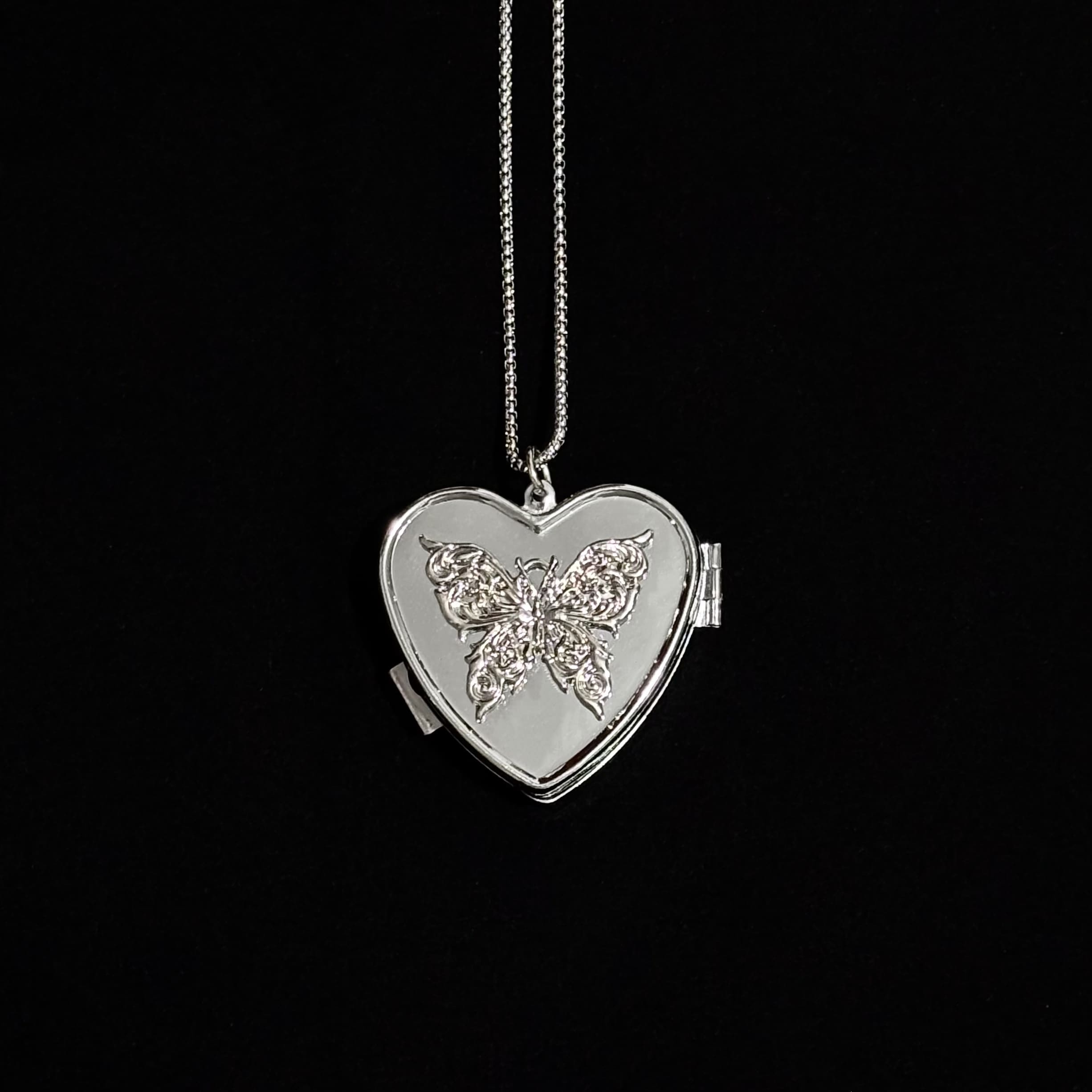 Butterfly Pillbox Pendant