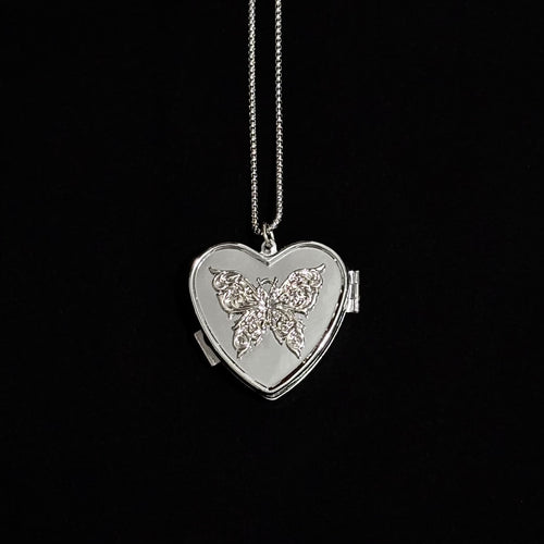 Butterfly Pillbox Pendant