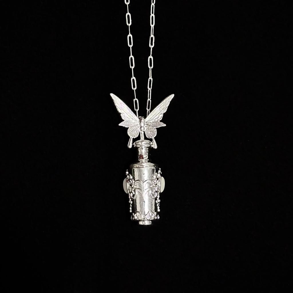 Butterfly Bottle Necklace