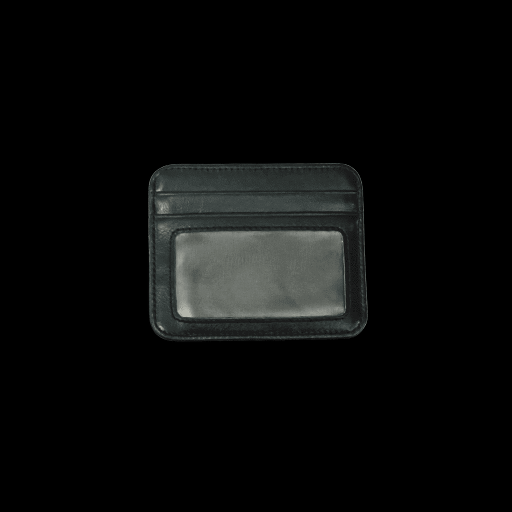 Gothic Cross Leather Card Holder