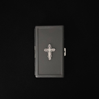 Gothic Cross Matte Cigarette Case