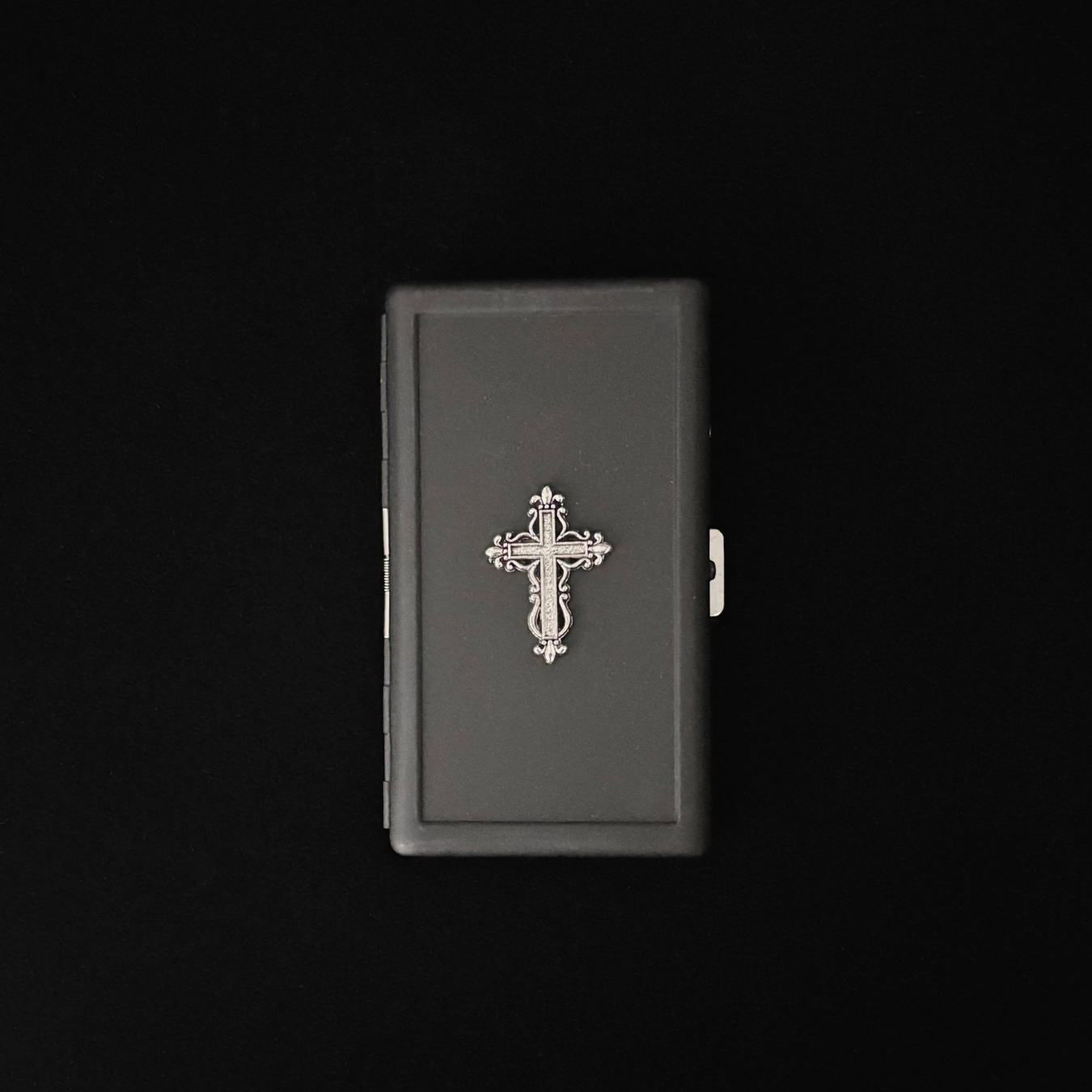 Gothic Cross Matte Cigarette Case