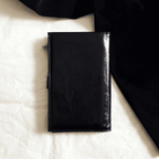 Gothic Cross Leather Passport Holder