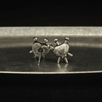 Pierced Heart Stud Earrings