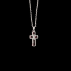 Crimson Omen Cross Necklace