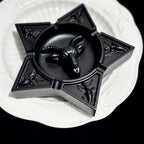 Black Goat Pentagram Ashtray 
