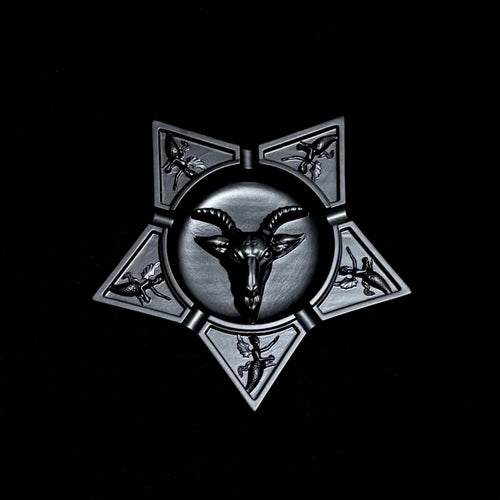 Black Goat Pentagram Ashtray 