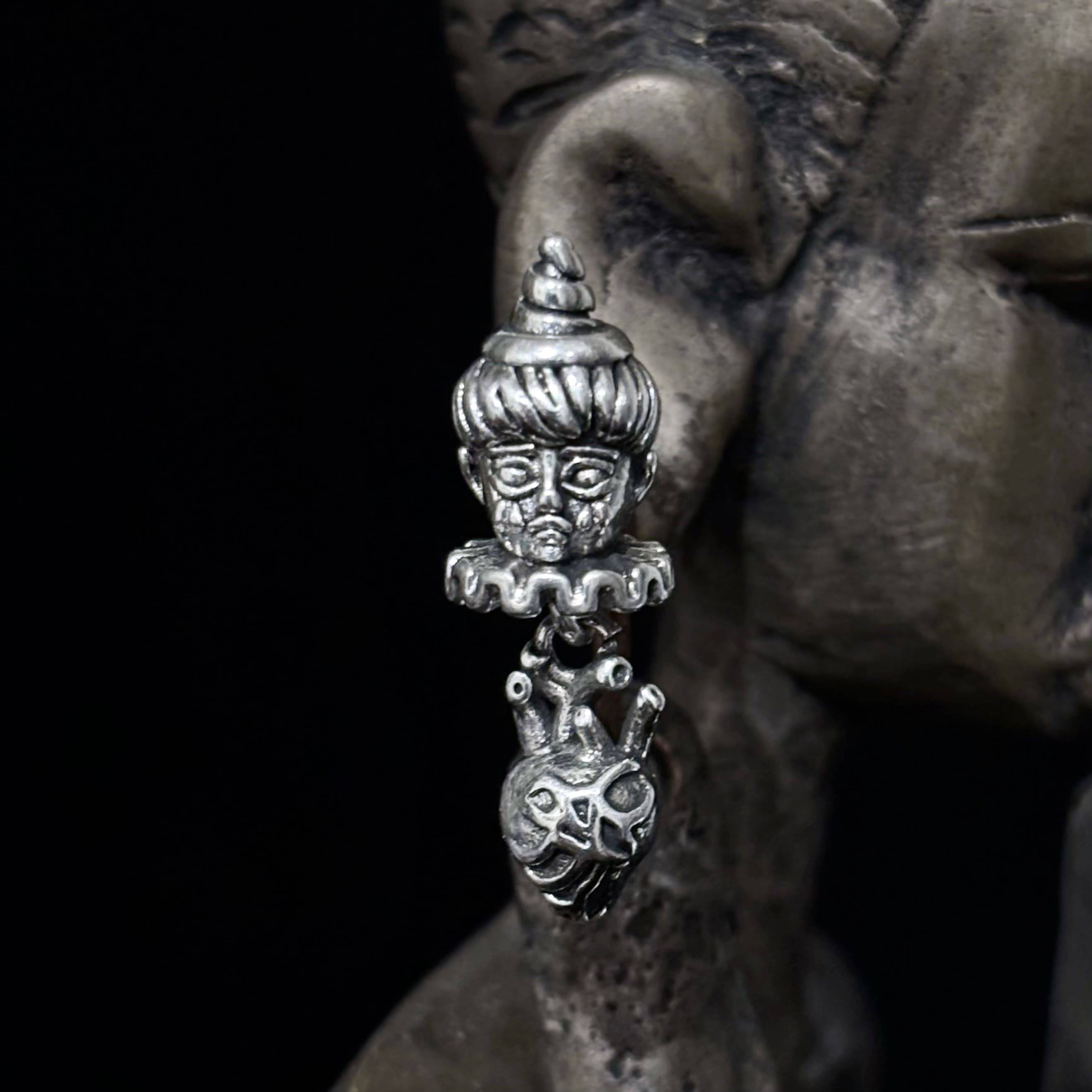 Jester & Heart Earrings