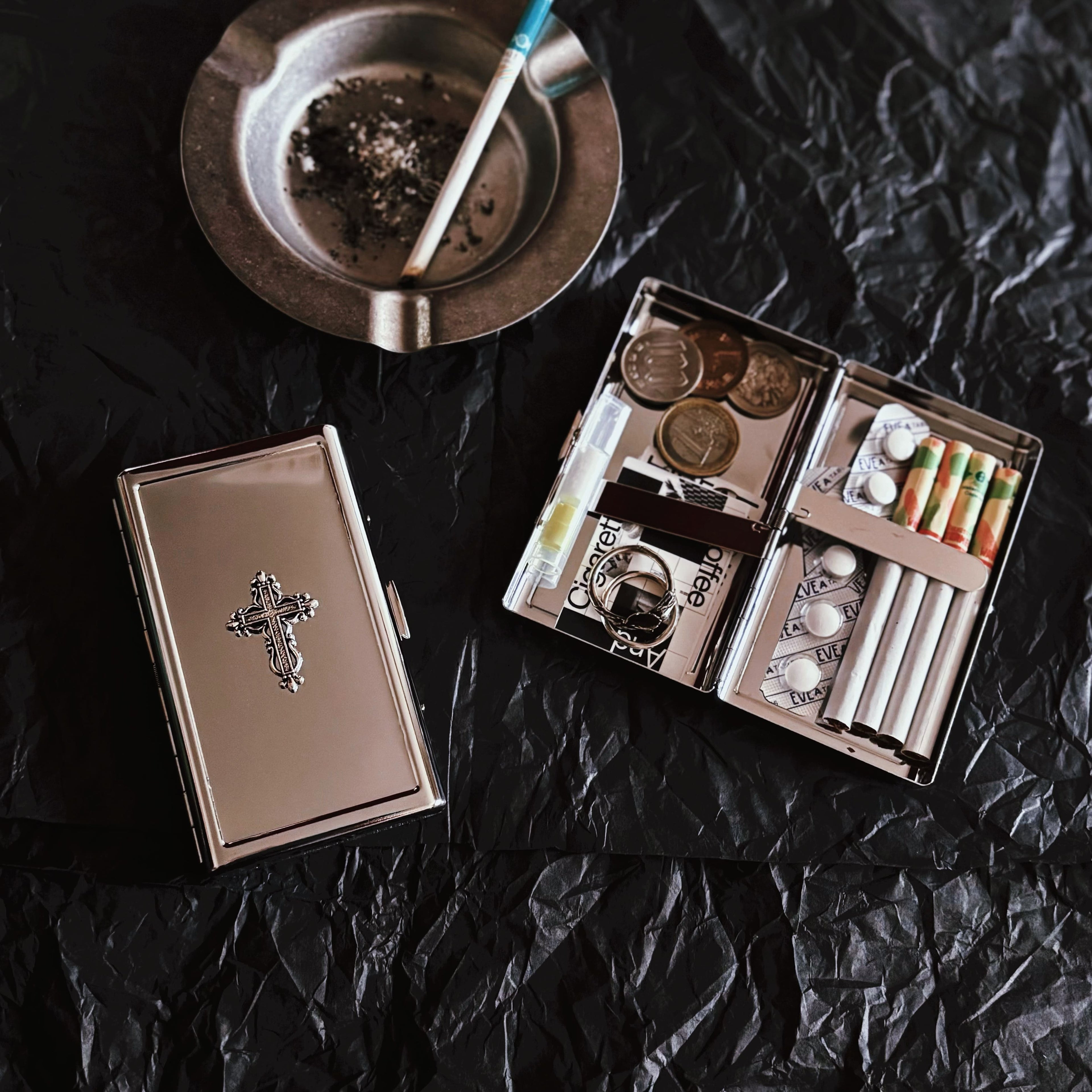 Gothic Cross Cigarette Case