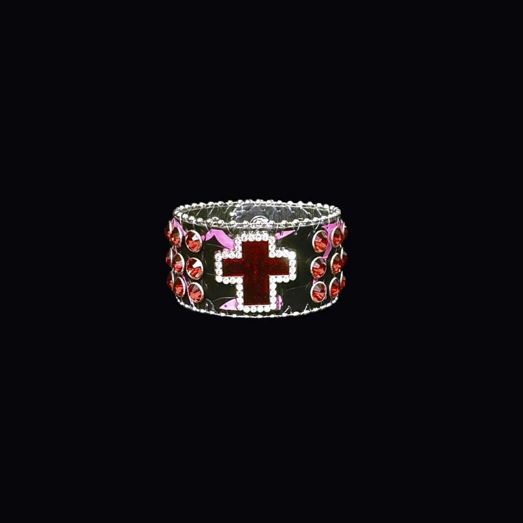 Gothic Studded Cuff Bracelet