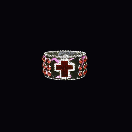 Gothic Studded Cuff Bracelet