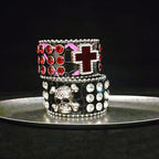 Gothic Studded Cuff Bracelet