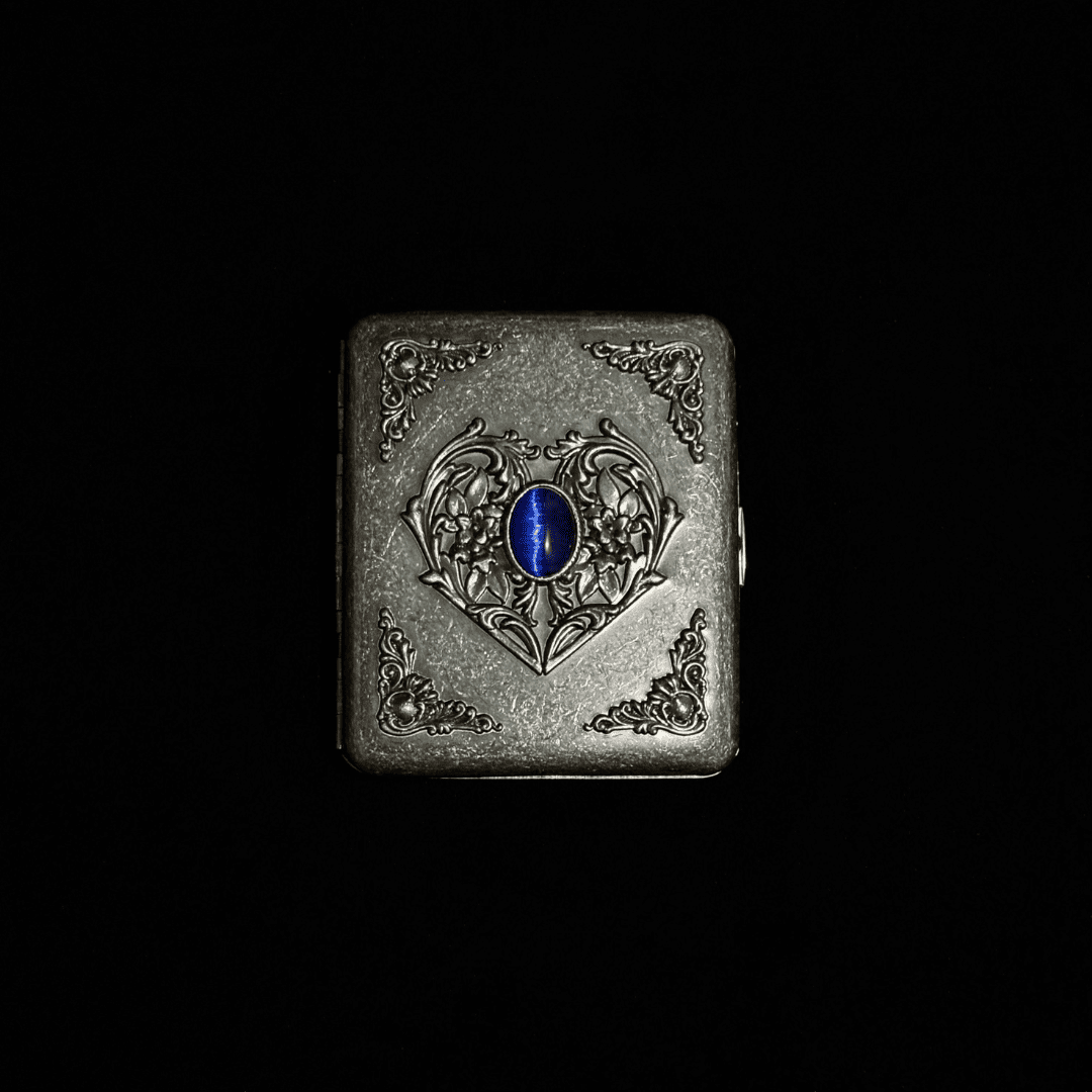 Vintage Heart Cigarette Case