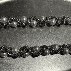 Pearl Wrapped Gothic Chain Necklace
