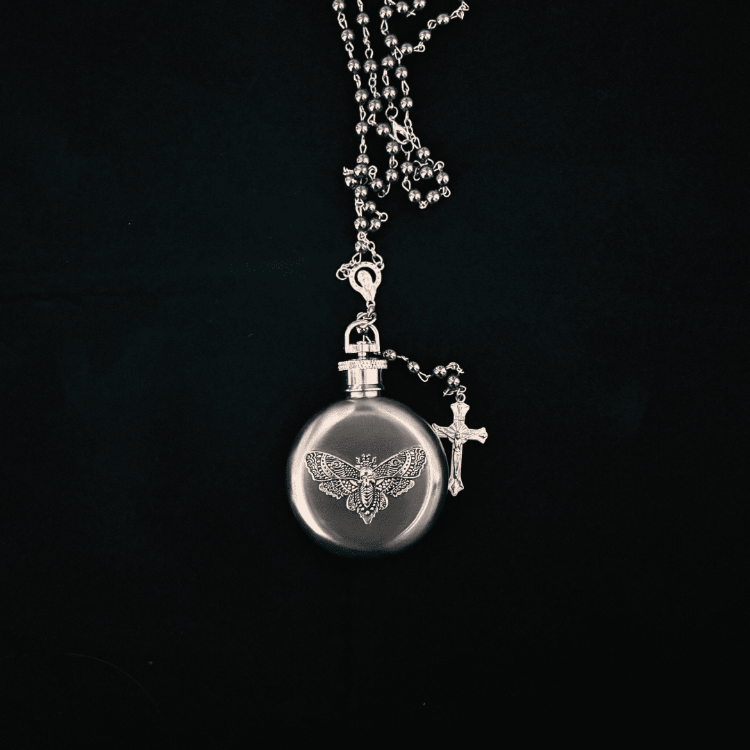 Gothic Flask Pendant