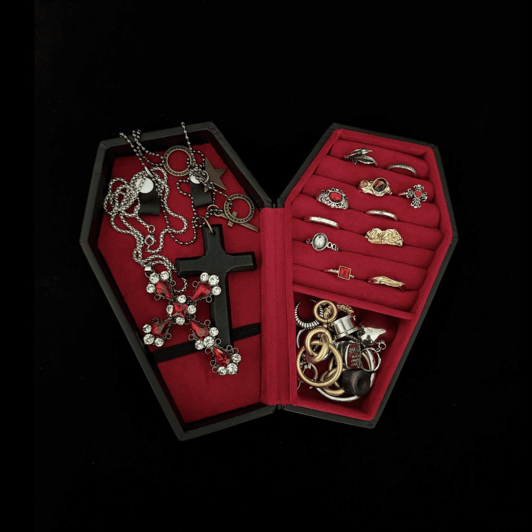Gothic Coffin Jewelry Box