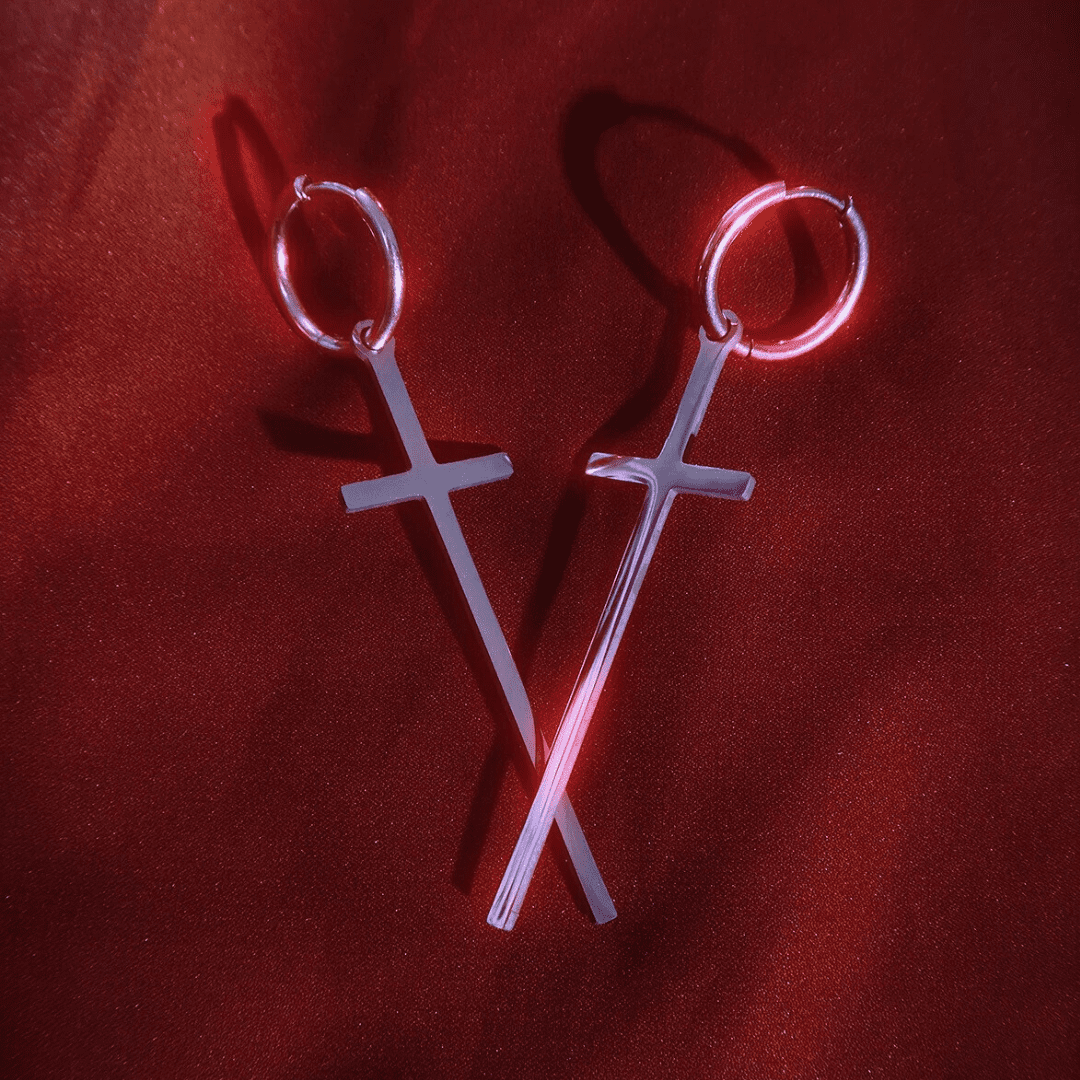 Eternal Cross Earrings