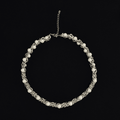 Pearl Wrapped Gothic Chain Necklace