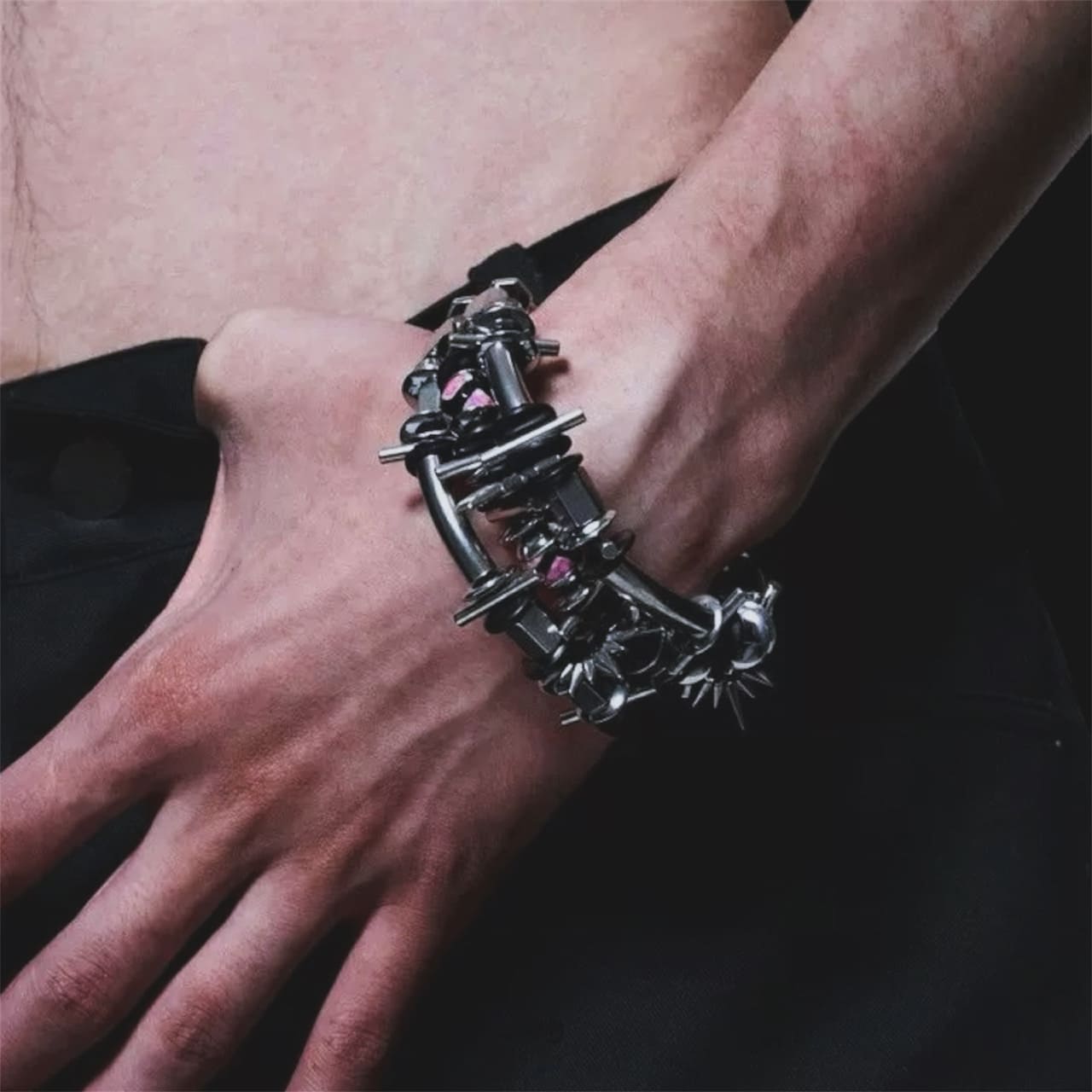 Triple-Layer Mechanical Bracelet