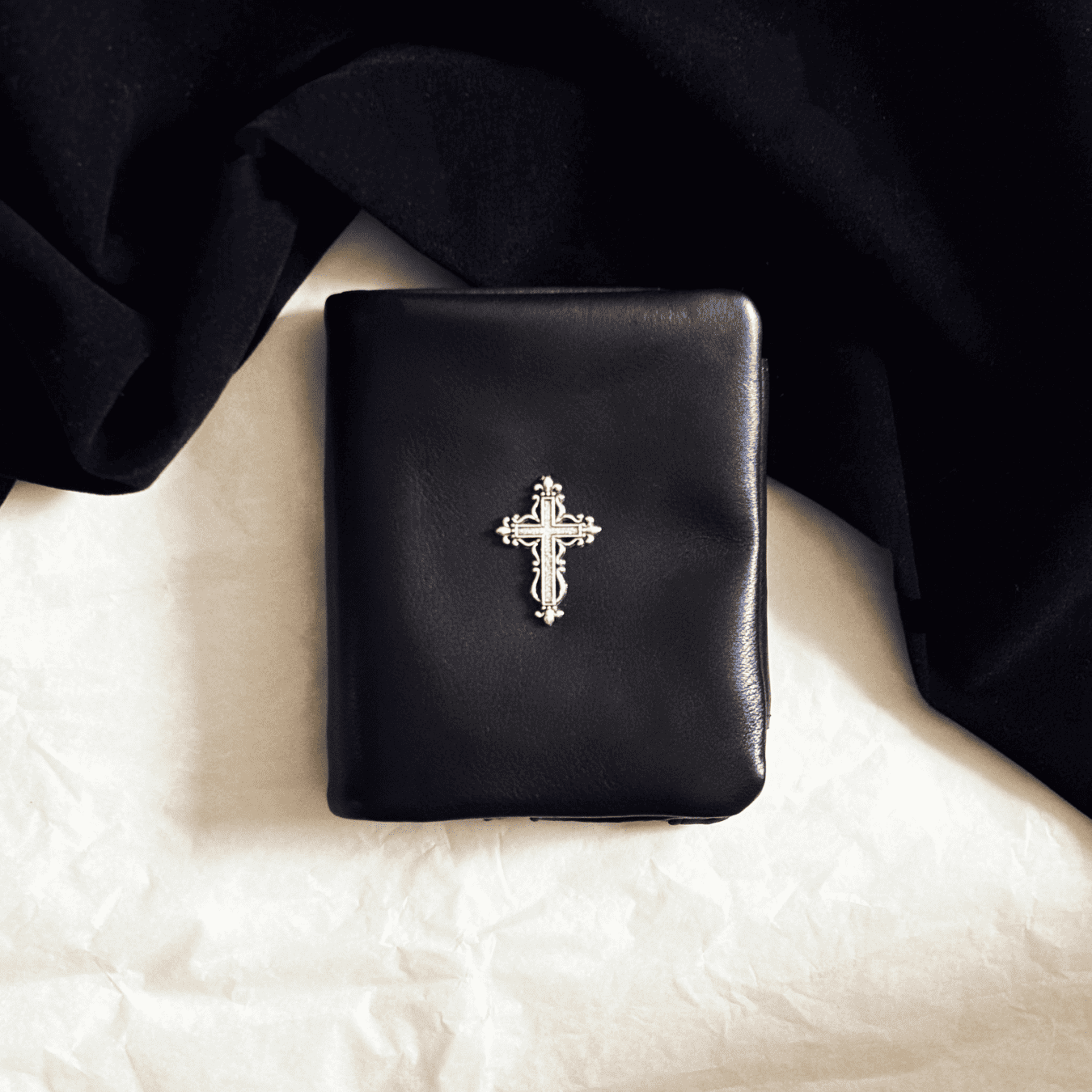 Gothic Cross Leather Wallet