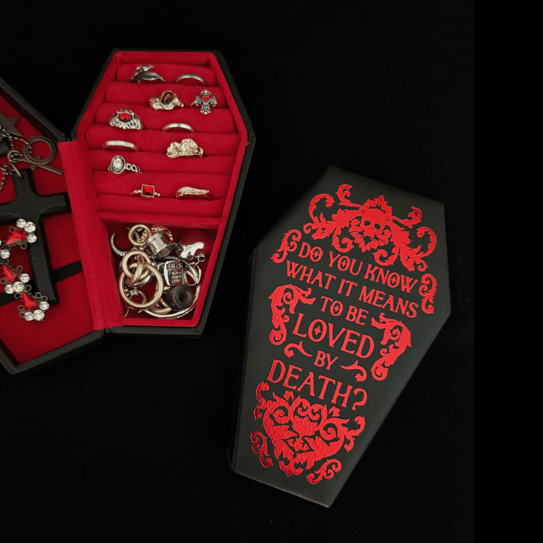 Gothic Coffin Jewelry Box