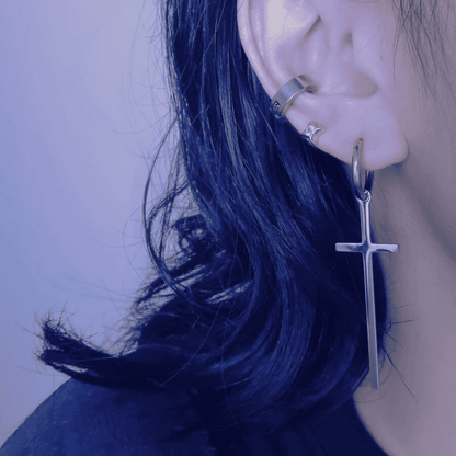 Eternal Cross Earrings