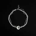 Entwined Shard & Moon Necklace