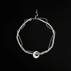 Entwined Shard & Moon Necklace