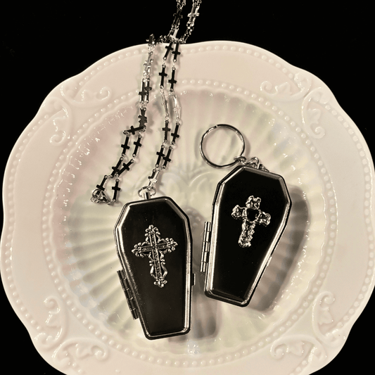 Gothic Cross Ashtray Necklace