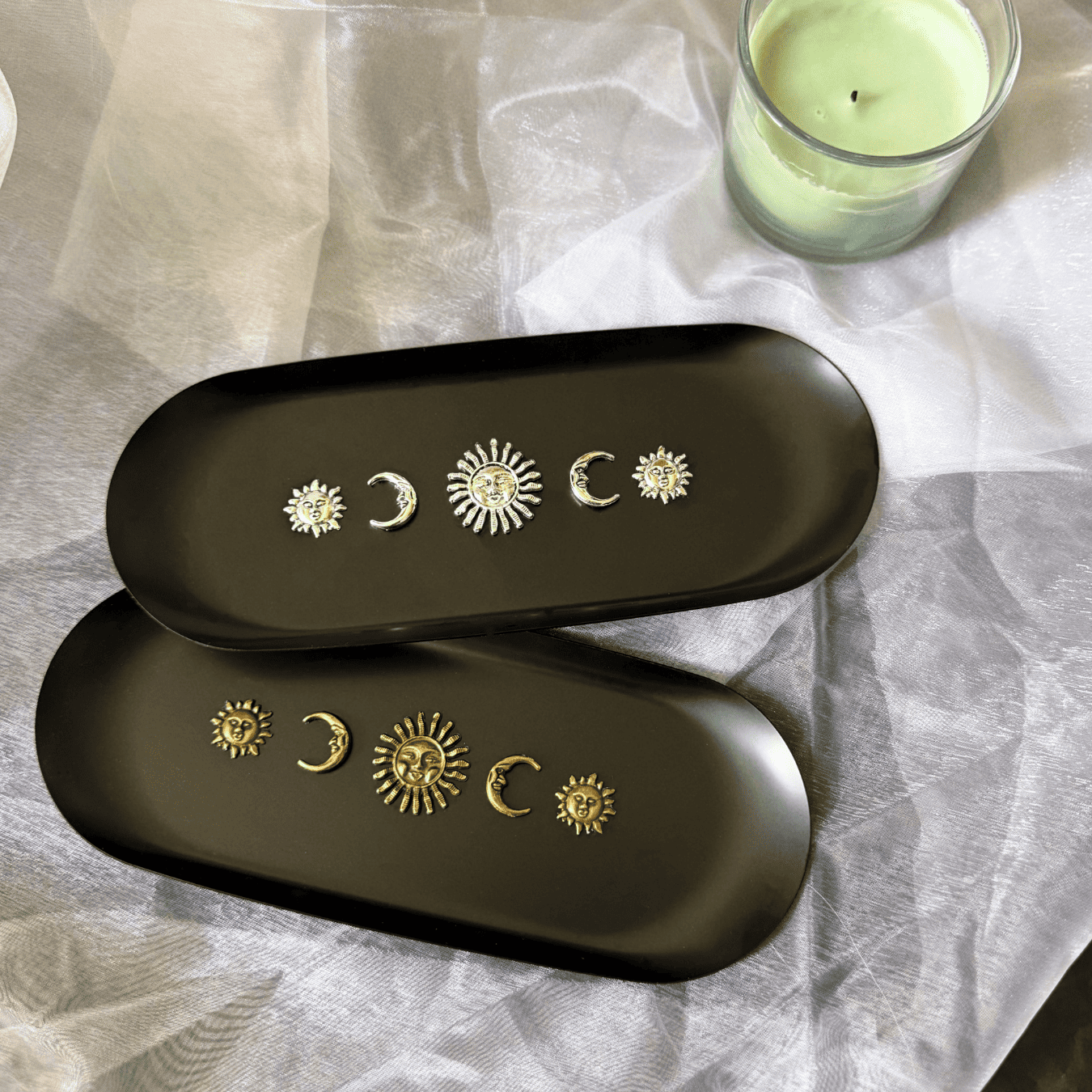Celestial Sun & Moon Relief Tray