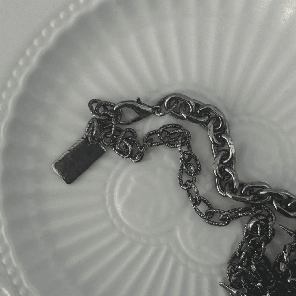 Cross Charm Stack Necklace