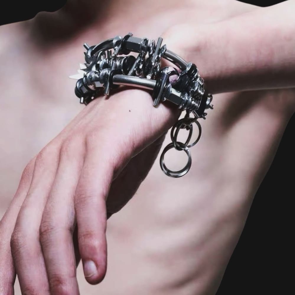 Triple-Layer Mechanical Bracelet