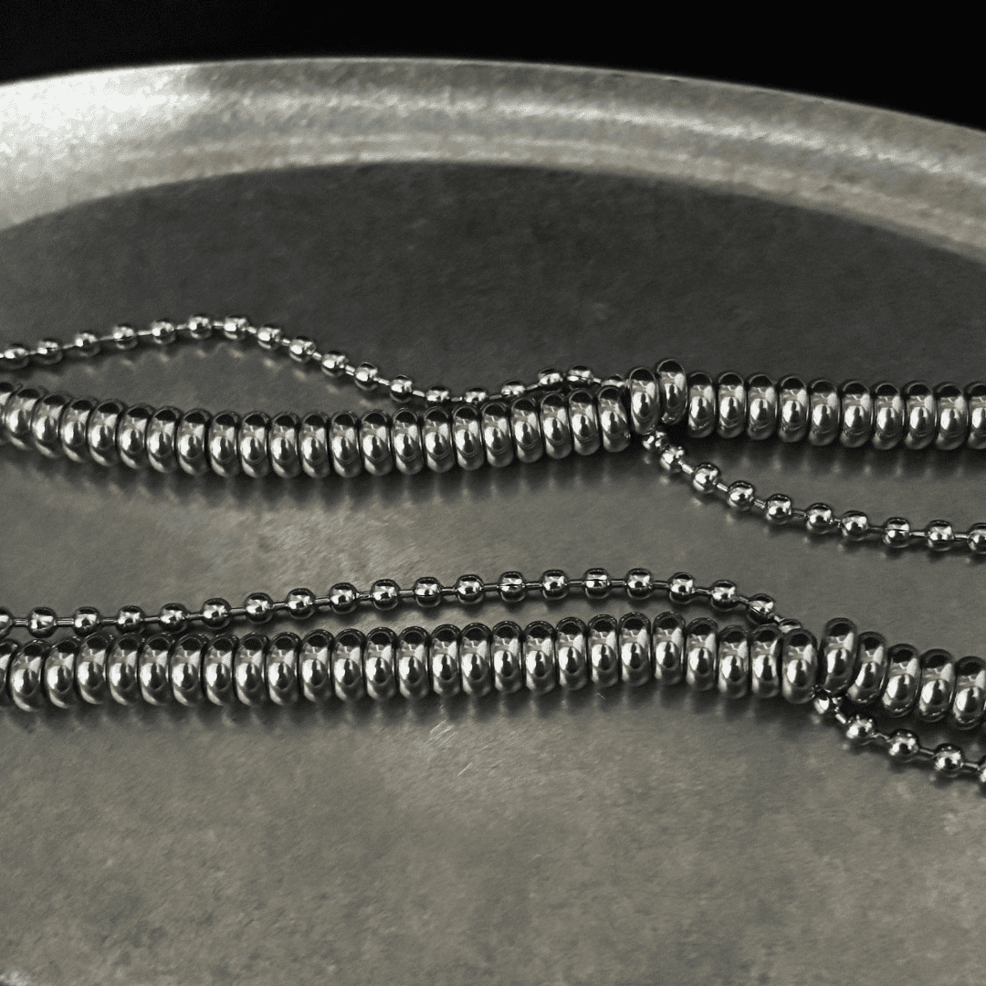 Entwined Shard & Moon Necklace