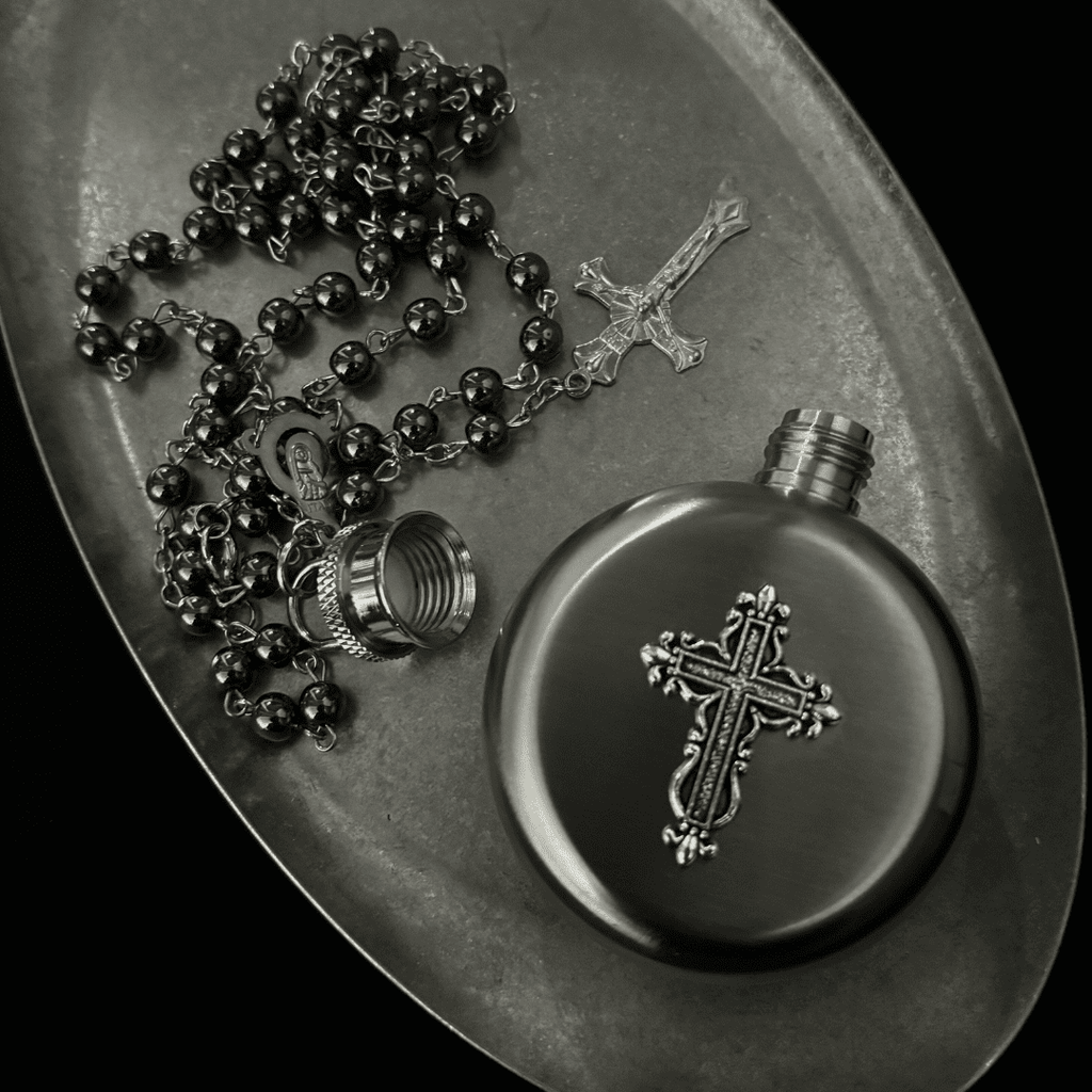 Gothic Flask Pendant