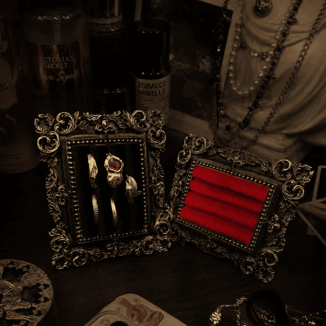 Vintage Baroque Jewelry Frame