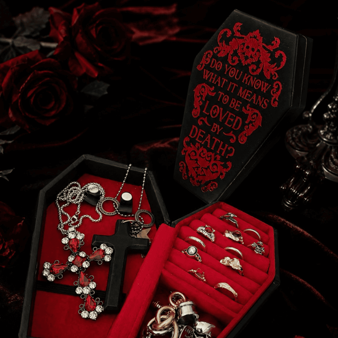 Gothic Coffin Jewelry Box