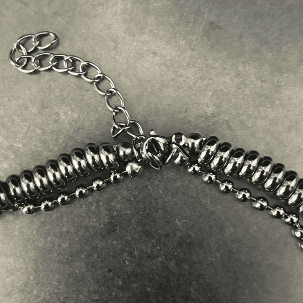 Entwined Shard & Moon Necklace