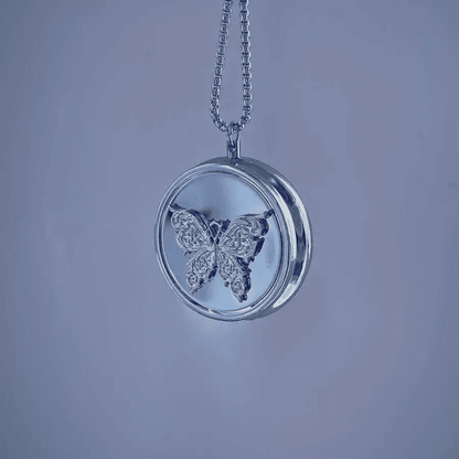 Butterfly Pillbox Pendant