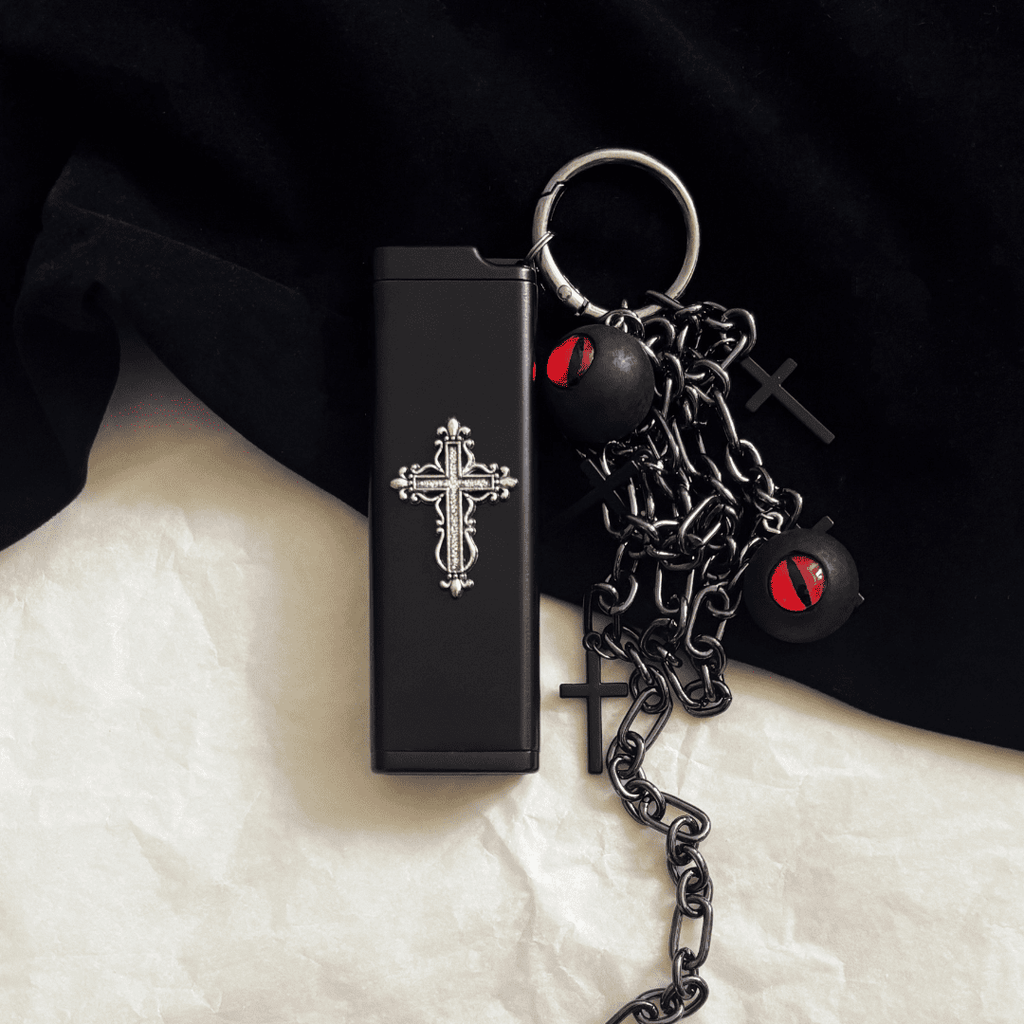 Gothic Cross CigaretteCase & BagCharm