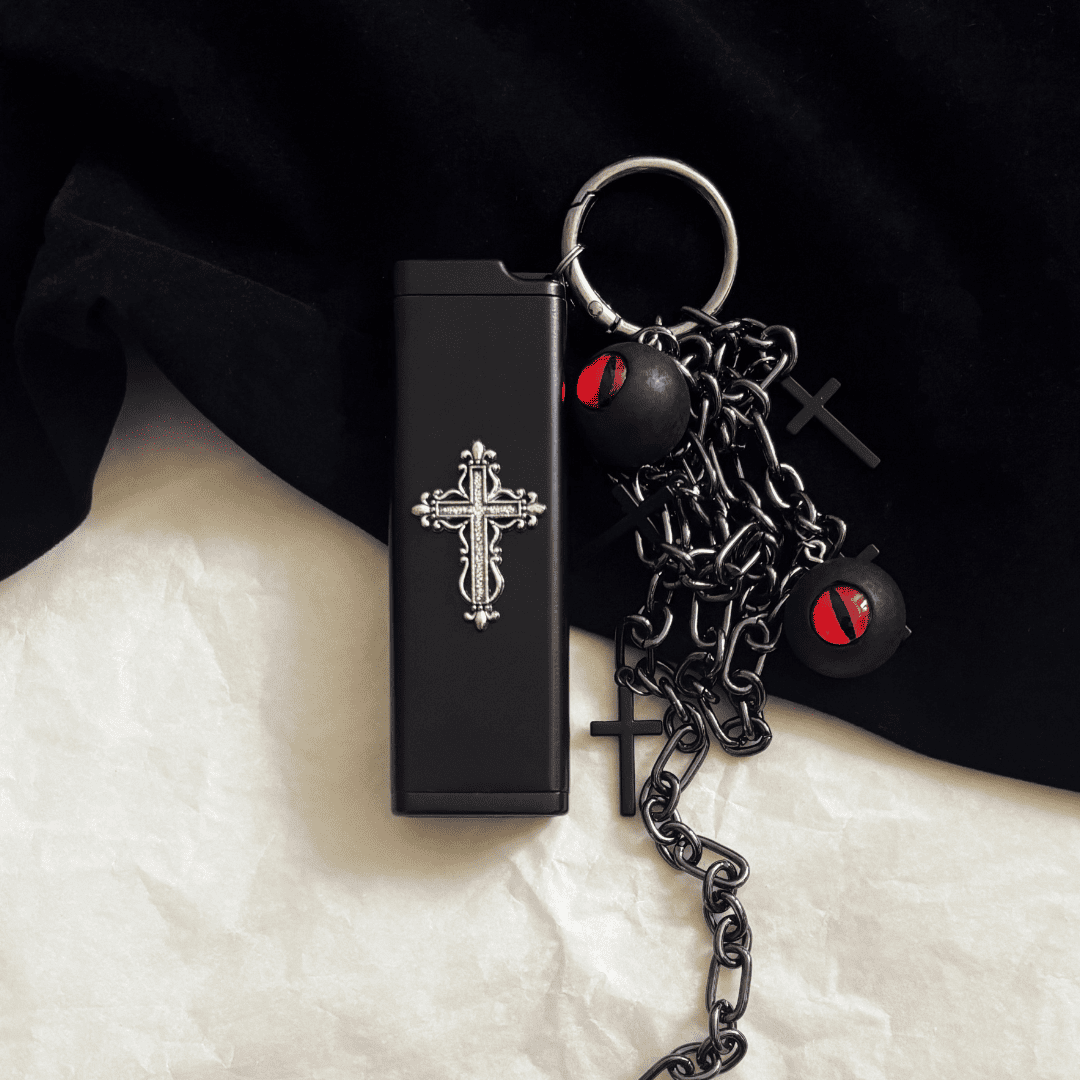 Gothic Cross CigaretteCase & BagCharm