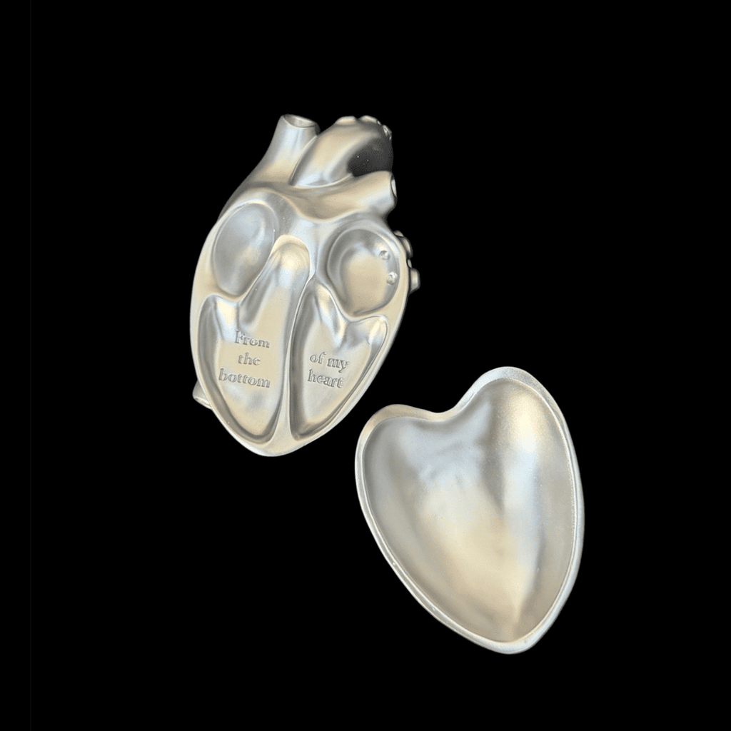 Gothic anatomical heart jewelry dish for rings, earrings and small accessories