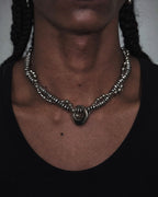 Entwined Shard & Moon Necklace