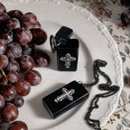 Gothic cross mini storage container for jewellery and small accessories