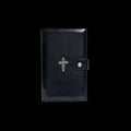 Gothic Cross Leather Passport Holder
