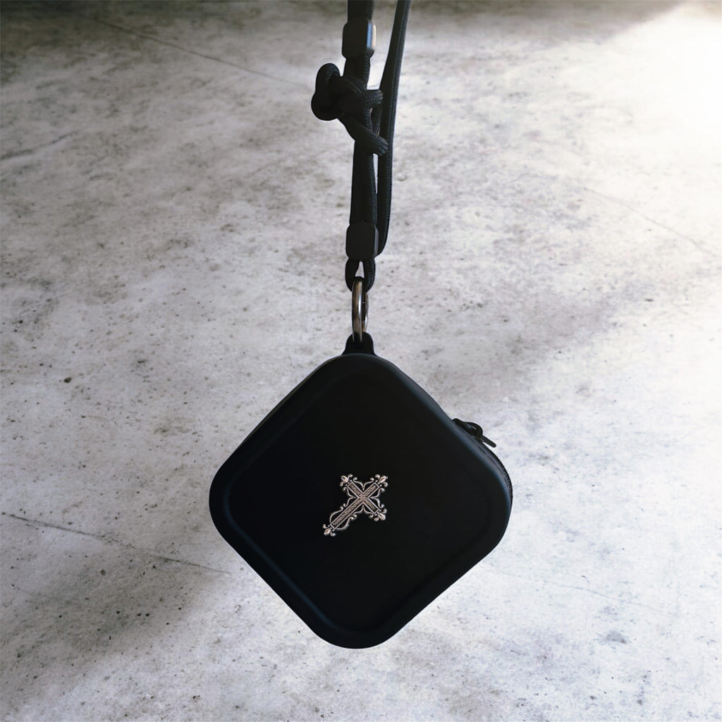 Gothic Cross Silicone Bag
