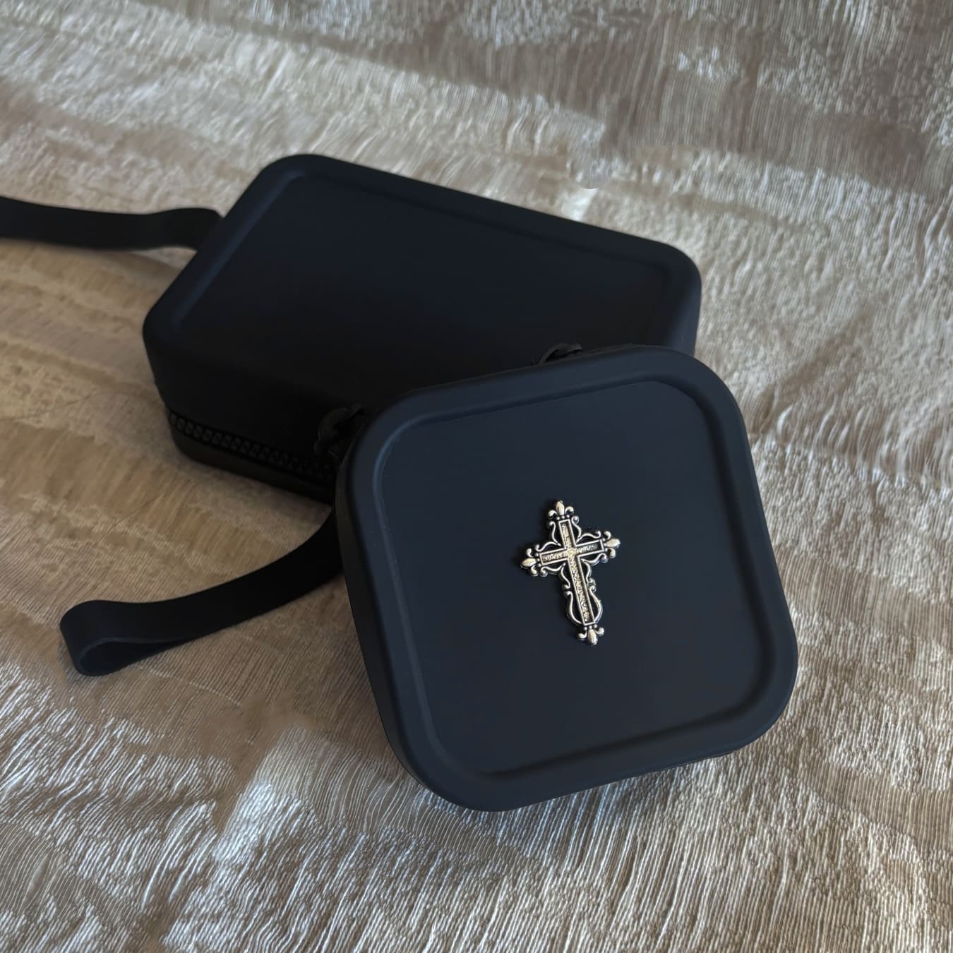 Gothic Cross Silicone Bag