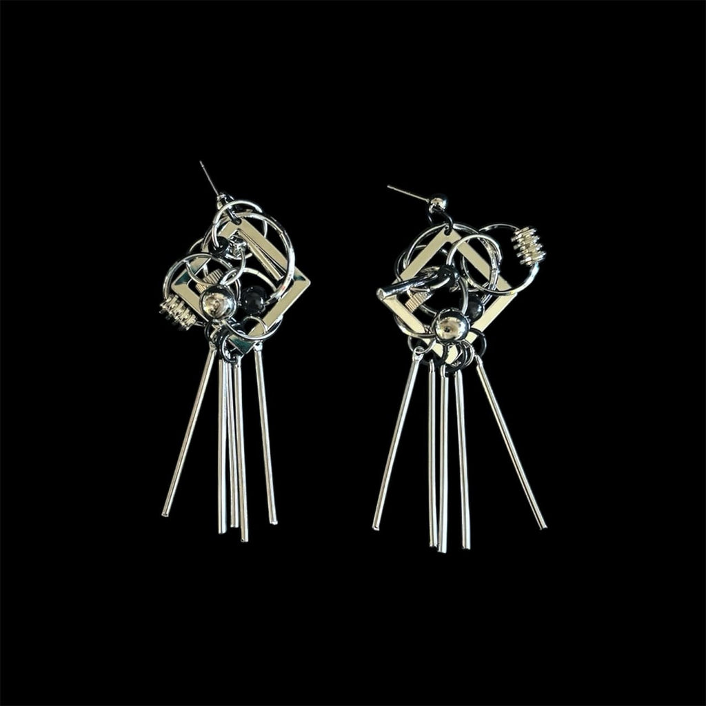 Cyberpunk Mechanical Earrings